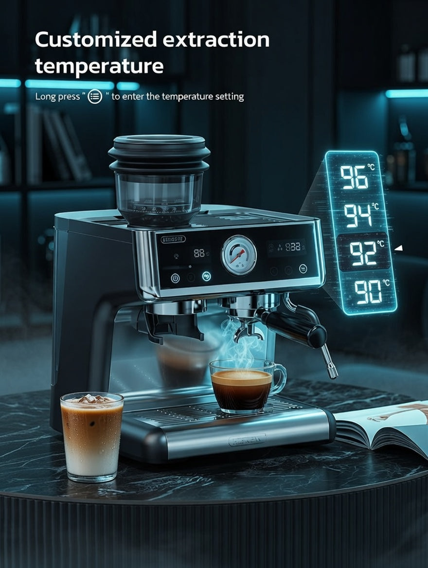 Hibrew Dual Boiler Coffee Machine
