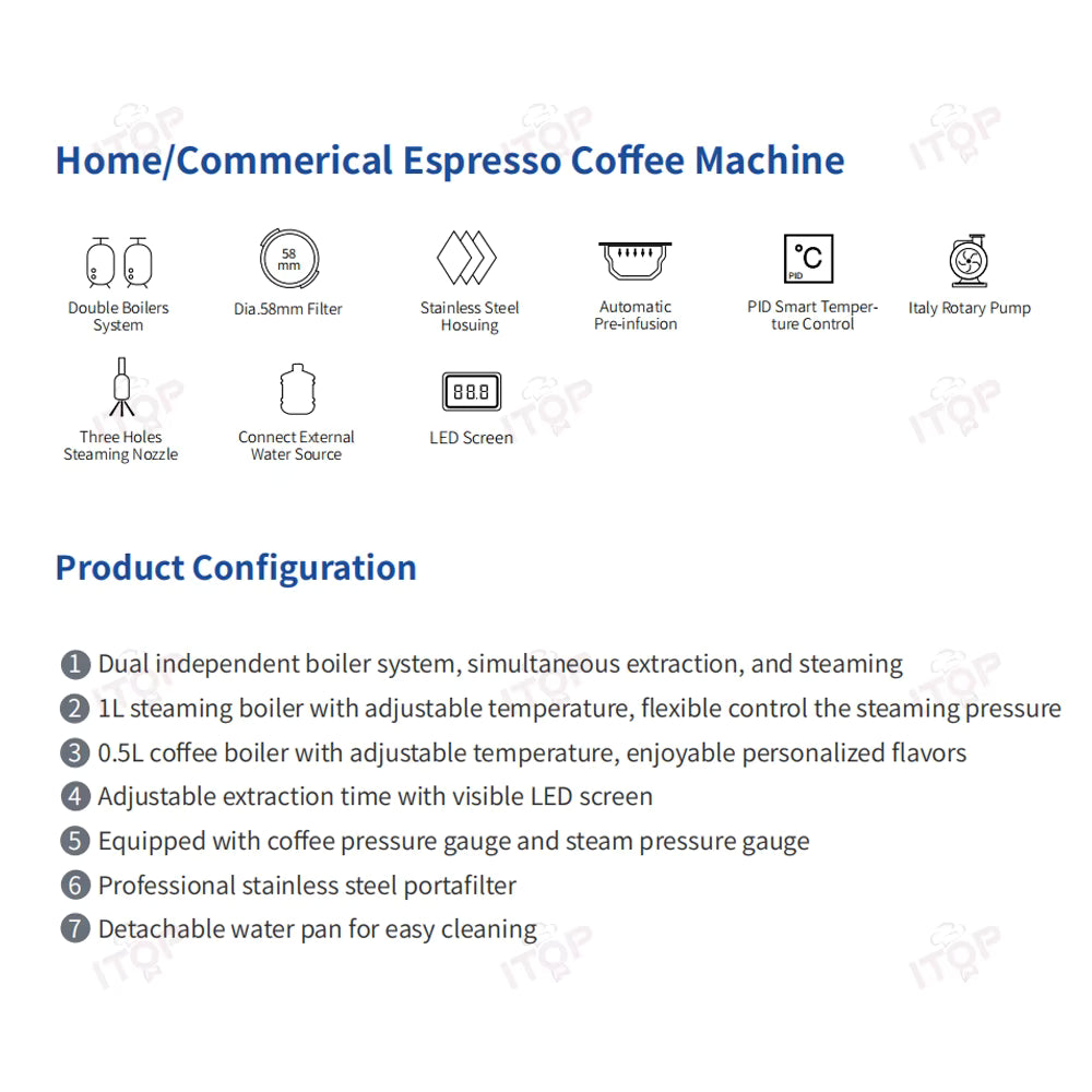 Rotary Pump Coffee Machine