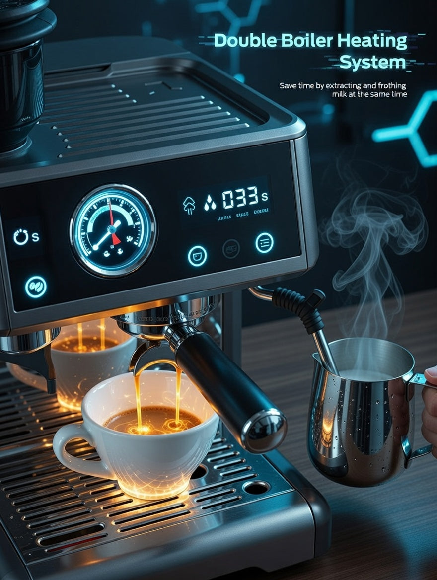 Hibrew Dual Boiler Coffee Machine