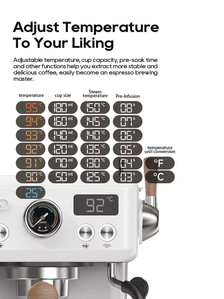 Hibrew H10 Plus Semi Automatic Coffee Machine